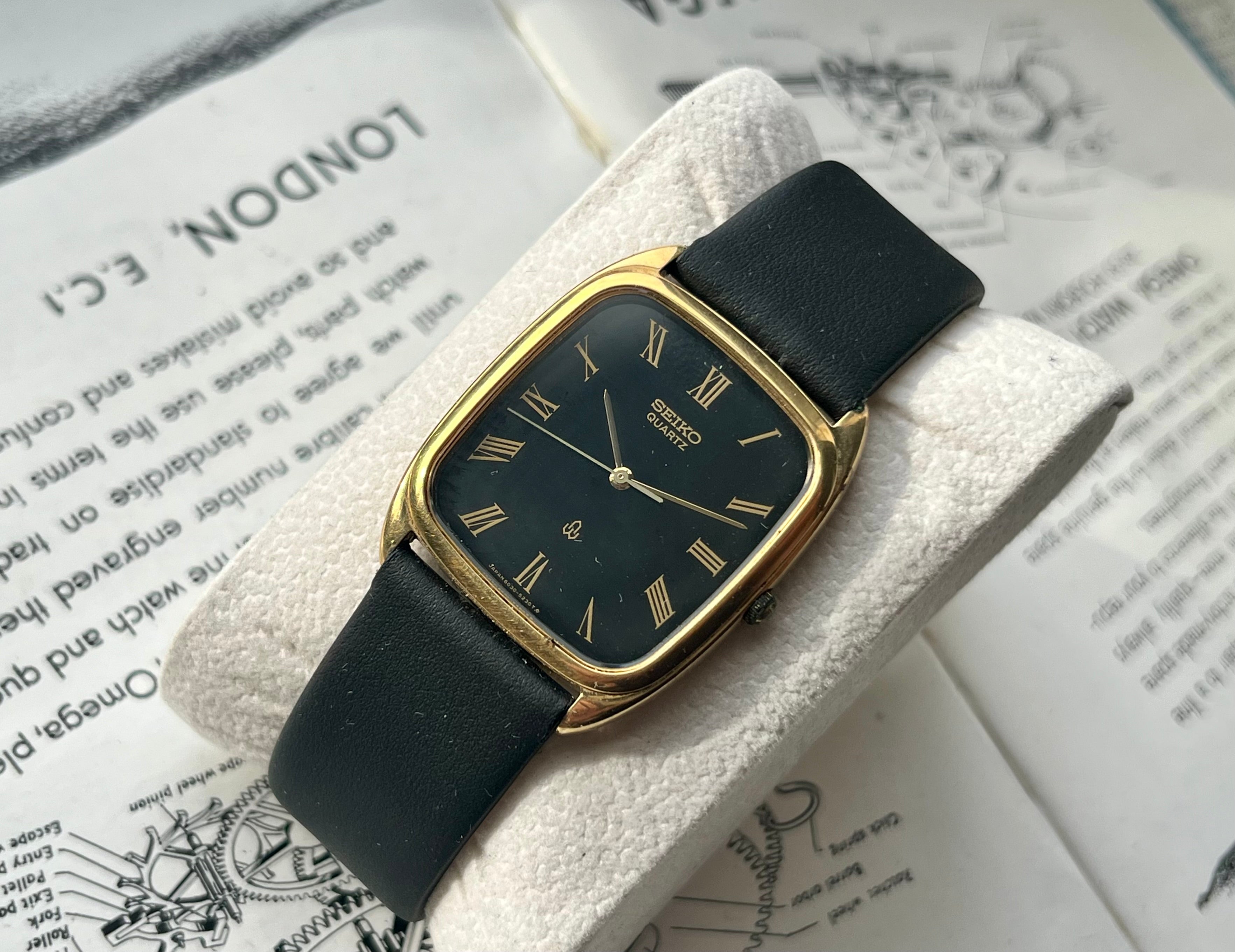 Vintage Seiko Chariot “Cartier” 6030-5210 SGP 1980 Watch